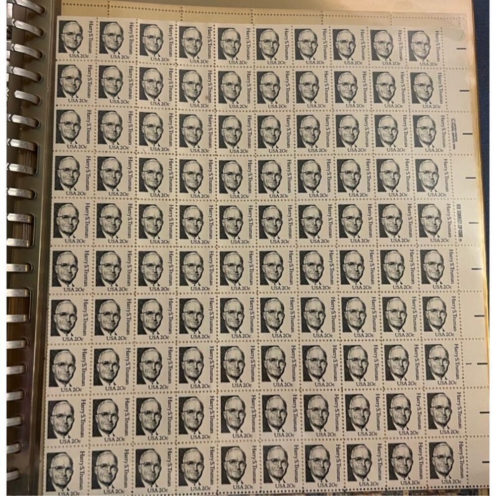 MNH 1984 Sheet of 50 20c Harry S. Truman Stamps Scott #1862